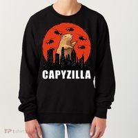 Capybara Funny Capybara Rodent Capyzilla Funny Women's Sweatshirt thumb 0