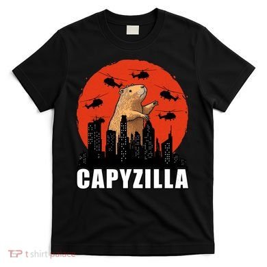 Capybara Funny Capybara Rodent Capyzilla Funny T-Shirt