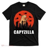 Capybara Funny Capybara Rodent Capyzilla Funny T-Shirt thumb 0