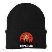 Capybara Funny Capybara Rodent Capyzilla Funny Beanie thumb 0