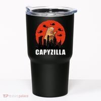 Capybara Funny Capybara Rodent Capyzilla Funny Tumbler thumb 0