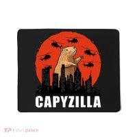 Capybara Funny Capybara Rodent Capyzilla Funny Mousepad thumb 0