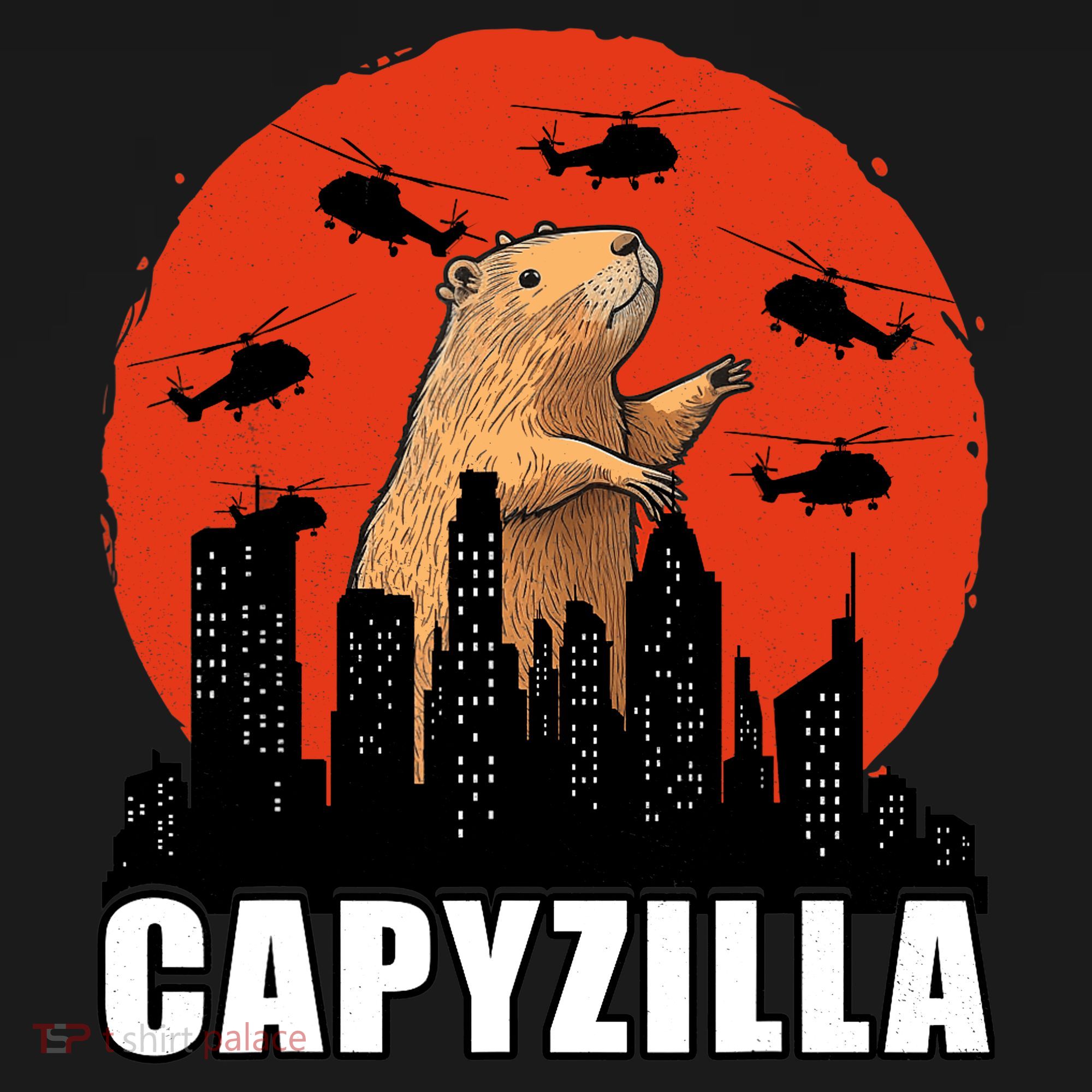 Capybara Funny Capybara Rodent Capyzilla Funny Tank Top