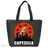 Capybara Funny Capybara Rodent Capyzilla Funny Tote Bag thumb 0