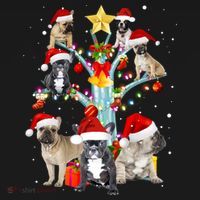 Cute Frenchbulldog Christmas In Tree Dog Lovers Gift Xmas Gift Women's Hoodie thumb 2