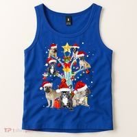 Cute Frenchbulldog Christmas In Tree Dog Lovers Gift Xmas Gift Tank Top thumb 2