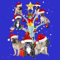 Cute Frenchbulldog Christmas In Tree Dog Lovers Gift Xmas Gift Tank Top thumb 6