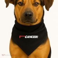 Colby Fuck Cancer USA-Made Doggie Bandana thumb 1