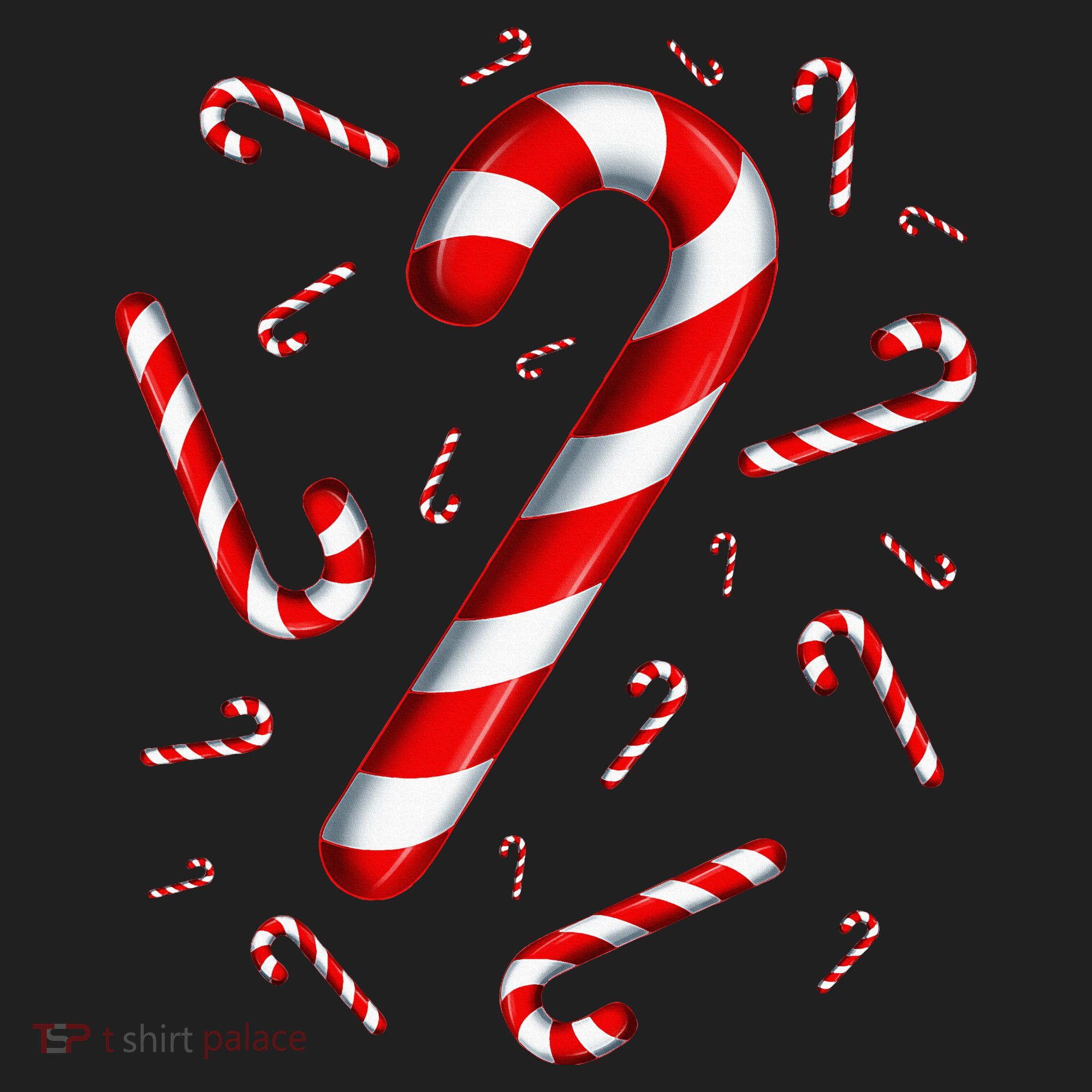 Christmas Flying Candy Cane Lover Taster Red And White Woman Beanie