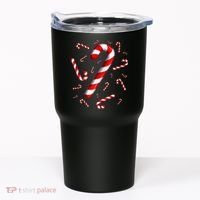 Christmas Flying Candy Cane Lover Taster Red And White Woman Tumbler thumb 0