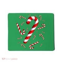 Christmas Flying Candy Cane Lover Taster Red And White Woman Mousepad thumb 0