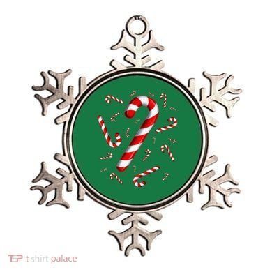 Christmas Flying Candy Cane Lover Taster Red And White Woman Ornament