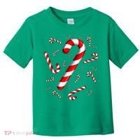 Christmas Flying Candy Cane Lover Taster Red And White Woman Toddler T-Shirt thumb 0