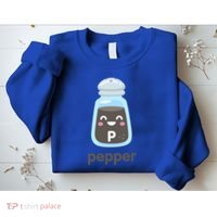 Costume For Couples Salt And Pepper Matching Halloween Cute Gift Sweatshirt thumb 2