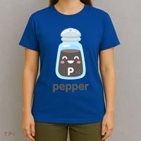Costume For Couples Salt And Pepper Matching Halloween Cute Gift T-Shirt thumb 4