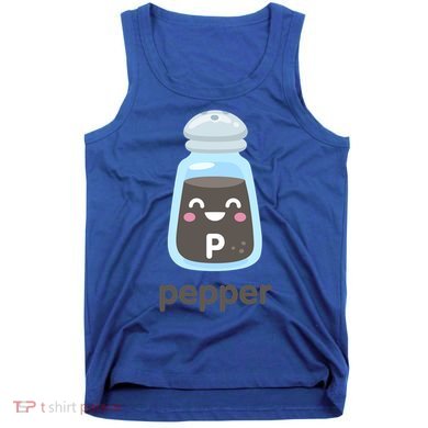 Costume For Couples Salt And Pepper Matching Halloween Cute Gift Tank Top