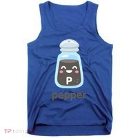 Costume For Couples Salt And Pepper Matching Halloween Cute Gift Tank Top thumb 0