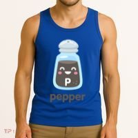Costume For Couples Salt And Pepper Matching Halloween Cute Gift Tank Top thumb 3