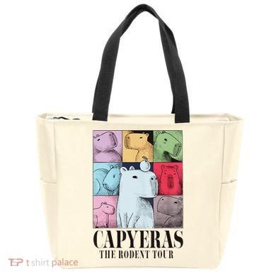 Capyeras Funny Capybara Color Concert Tote Bag