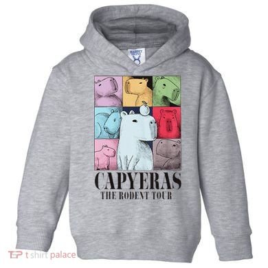 Capyeras Funny Capybara Color Concert Toddler Hoodie