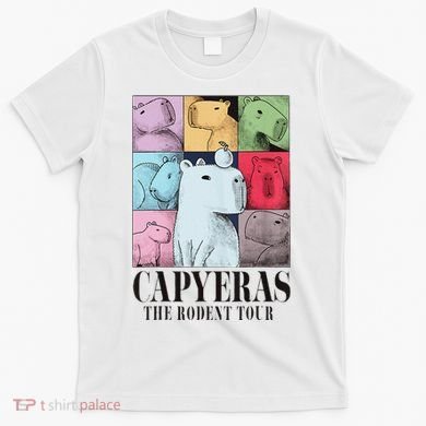Capyeras Funny Capybara Color Concert T-Shirt