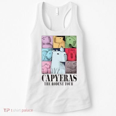 Capyeras Funny Capybara Color Concert Women's Tank Top