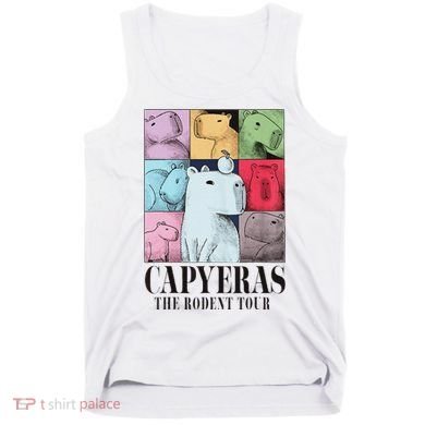 Capyeras Funny Capybara Color Concert Tank Top