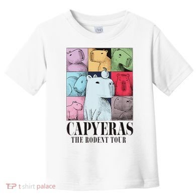 Capyeras Funny Capybara Color Concert Toddler T-Shirt
