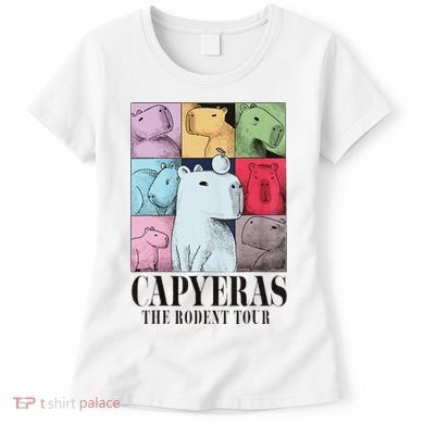 Capyeras Funny Capybara Color Concert Women's T-Shirt