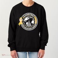 Curefest For Childhood Cancer Awareness Emblem Women's Sweatshirt thumb 0