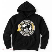 Curefest For Childhood Cancer Awareness Emblem Hoodie thumb 0