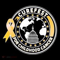 Curefest For Childhood Cancer Awareness Emblem Women's Hoodie thumb 2