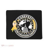 Curefest For Childhood Cancer Awareness Emblem Mousepad thumb 0