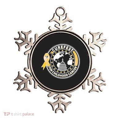 Curefest For Childhood Cancer Awareness Emblem Ornament