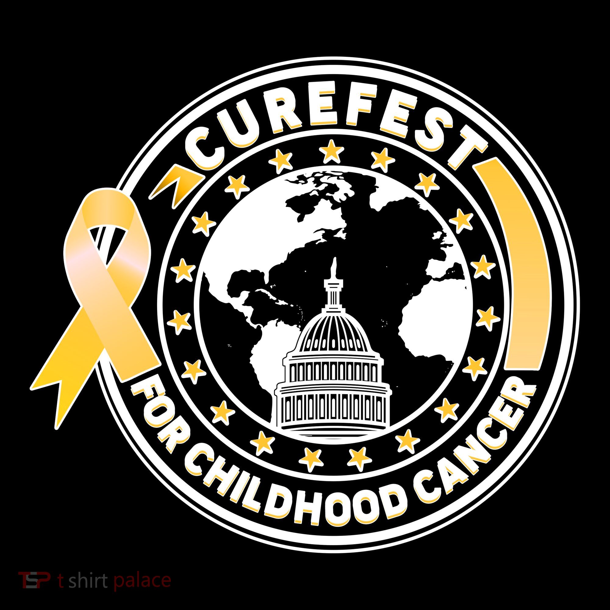 Curefest For Childhood Cancer Awareness Emblem Women's Tank Top