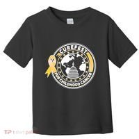 Curefest For Childhood Cancer Awareness Emblem Toddler T-Shirt thumb 0