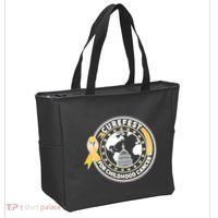 Curefest For Childhood Cancer Awareness Emblem Tote Bag thumb 2
