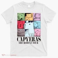 Capyeras Funny Cute Capybara Color Concert Cute Animals T-Shirt thumb 0