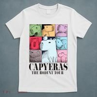 Capyeras Funny Cute Capybara Color Concert Cute Animals T-Shirt thumb 5