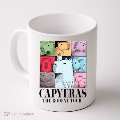 Capyeras Funny Cute Capybara Color Concert Cute Animals Coffee Mug