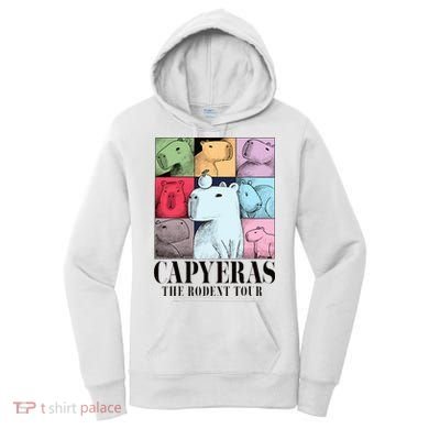 Capyeras Funny Cute Capybara Color Concert Cute Animals Women's Hoodie