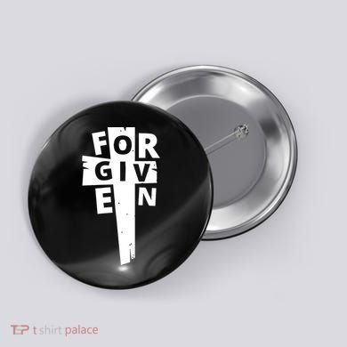 Christian Forgiven Button