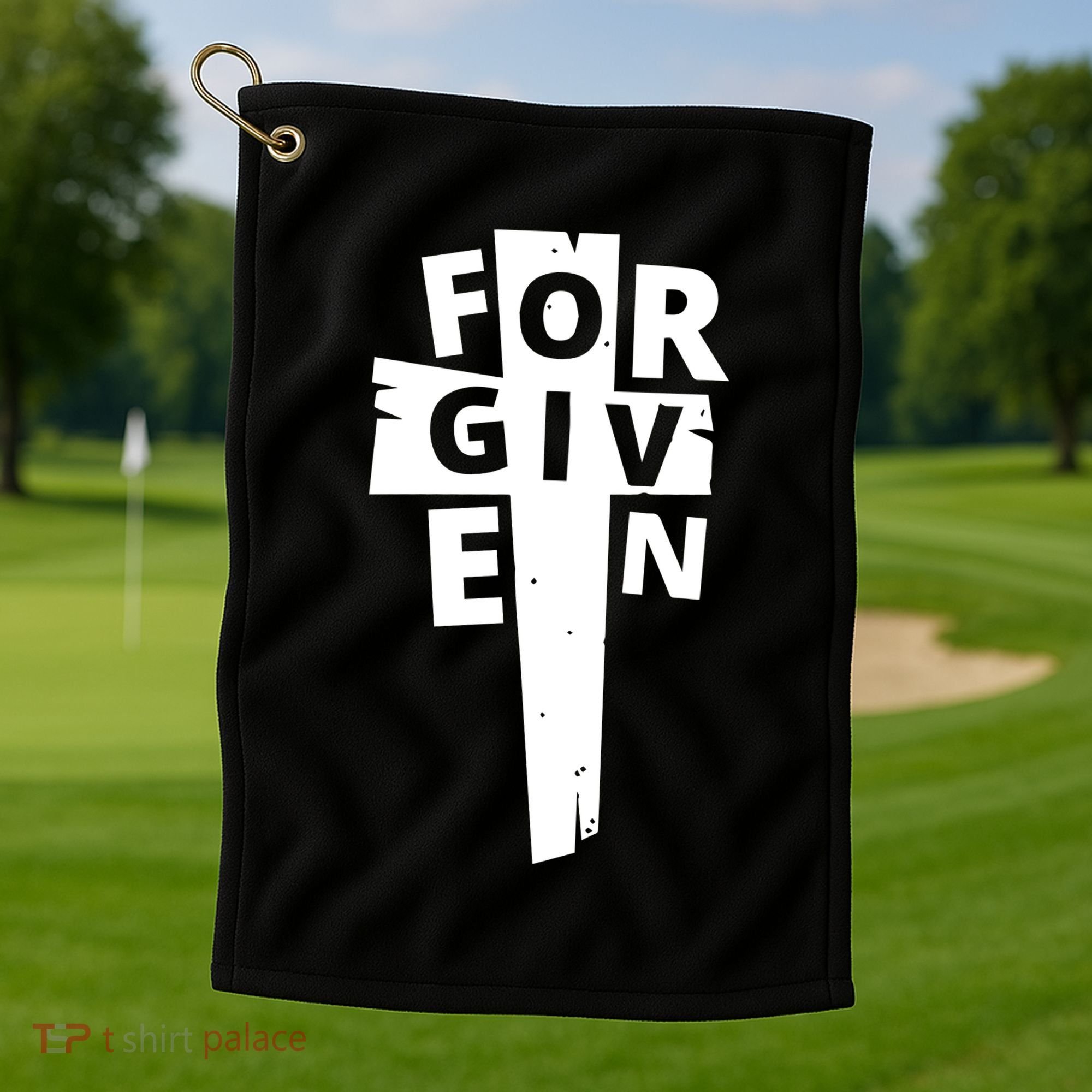 Christian Forgiven Golf Towel