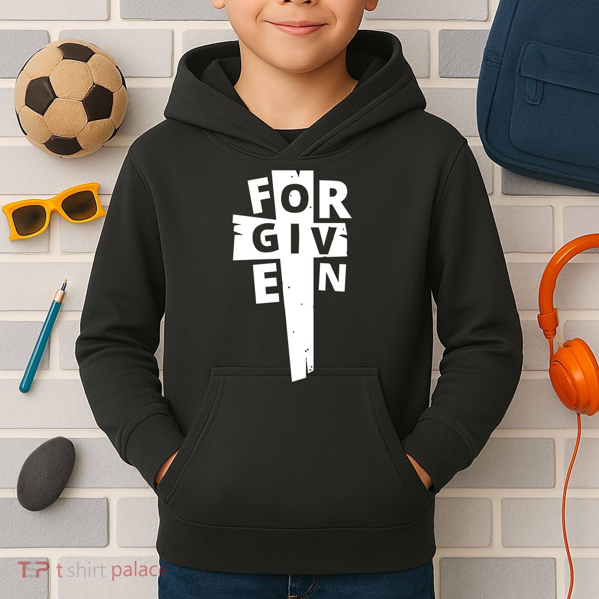 Christian Forgiven Kids Hoodie