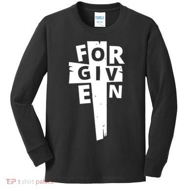 Christian Forgiven Kids Long Sleeve Shirt