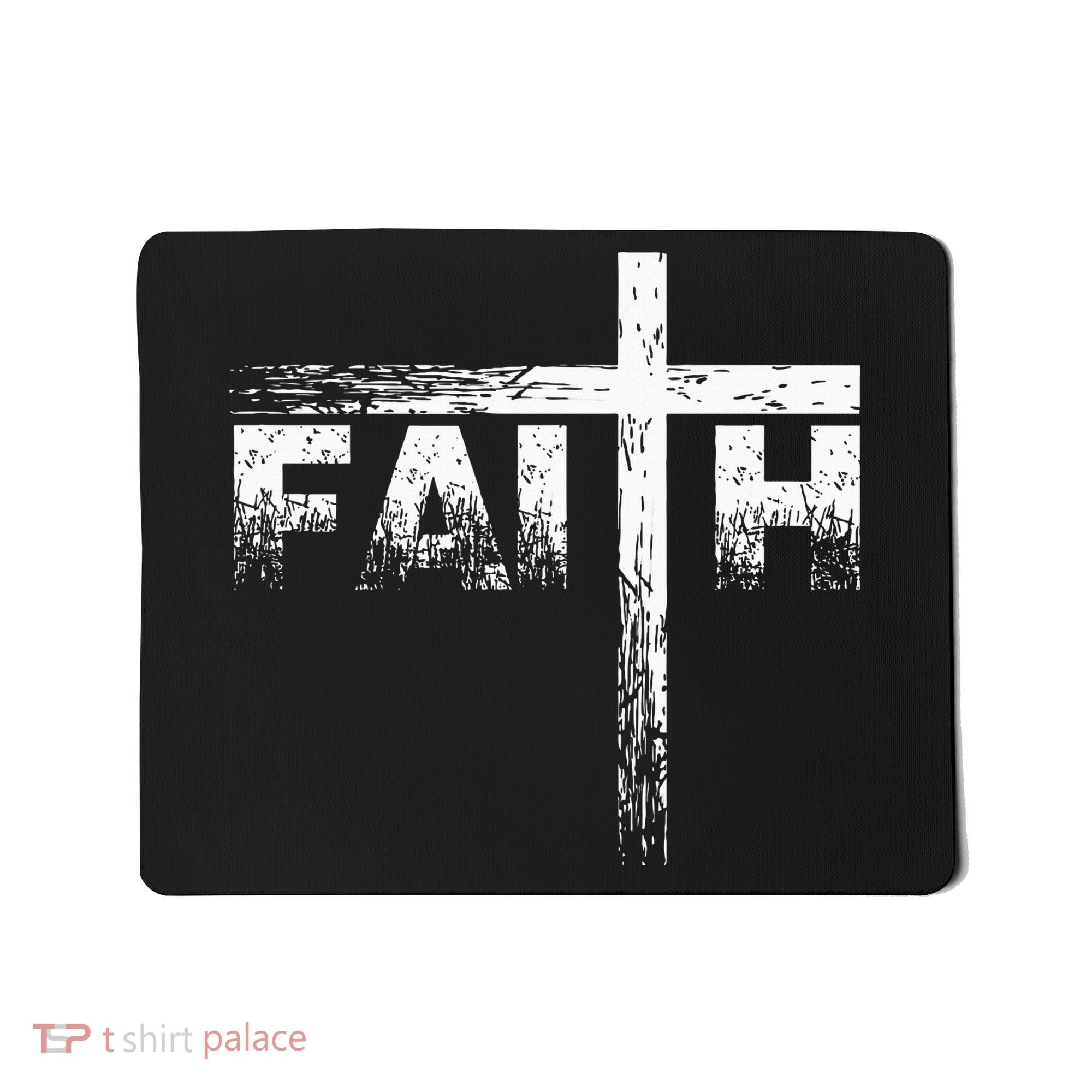 Christian Faith & Cross Christian Faith Mousepad