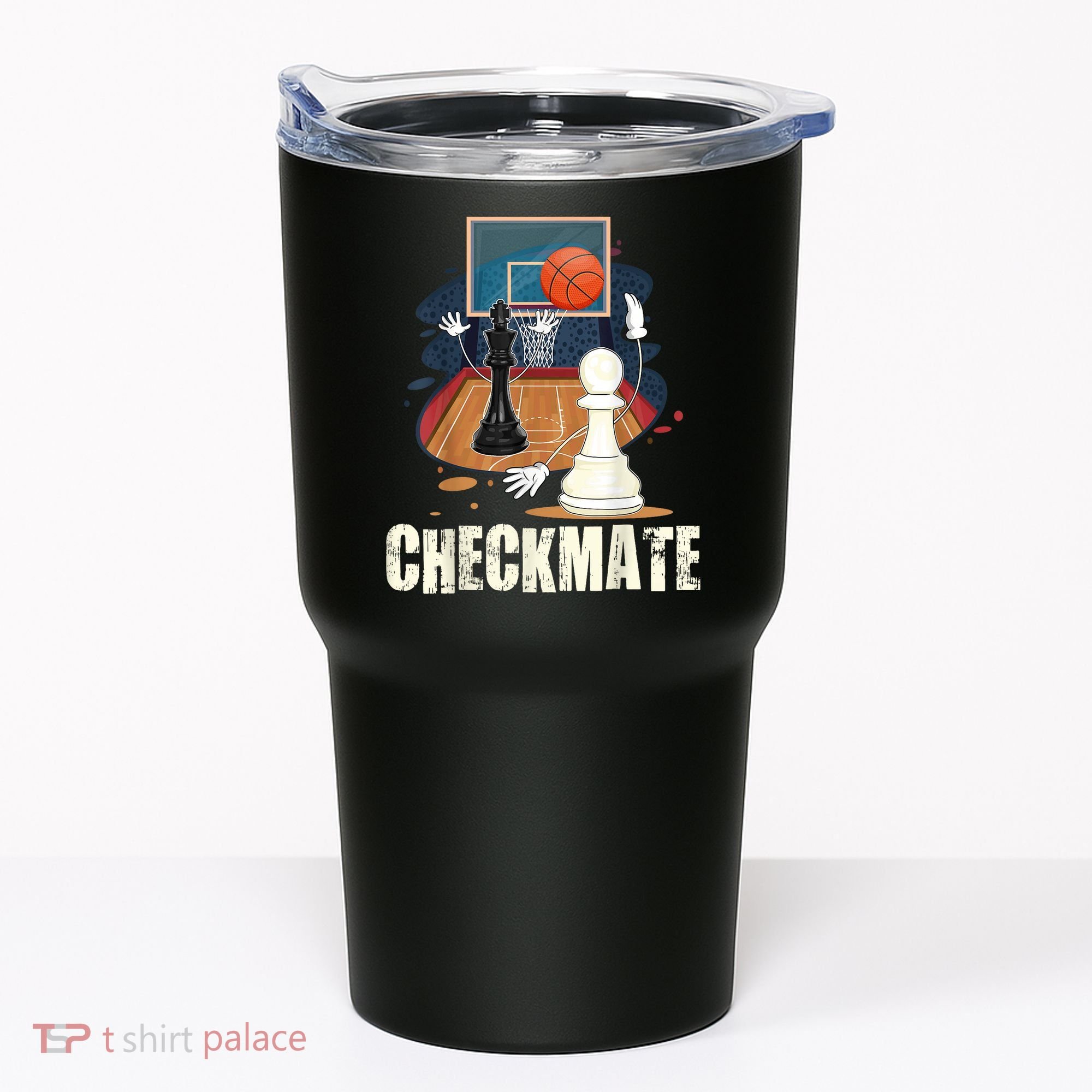 Checkmate Funny Chess Lovers Novelty Gifts Boy Tumbler