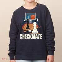 Checkmate Funny Chess Lovers Novelty Gifts Boy Women's Sweatshirt thumb 0