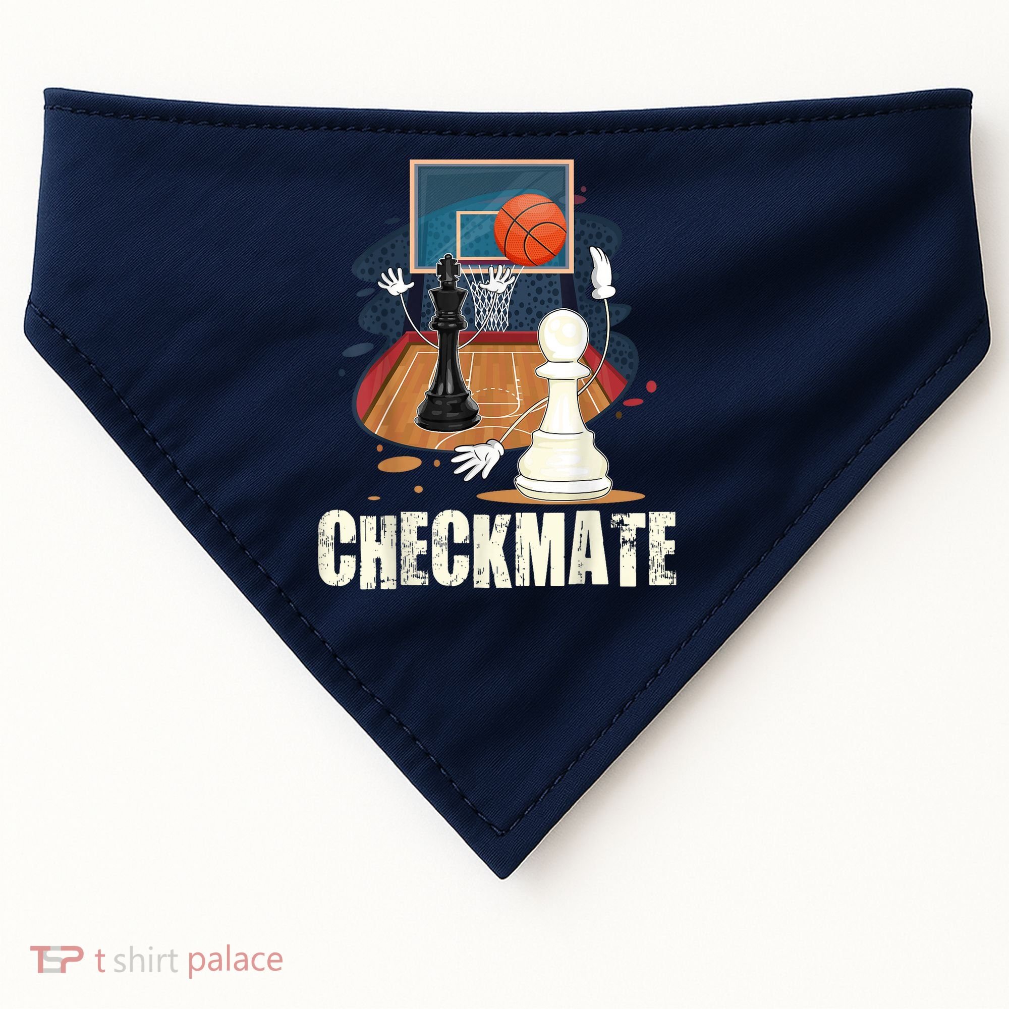 Checkmate Funny Chess Lovers Novelty Gifts Boy USA-Made Doggie Bandana