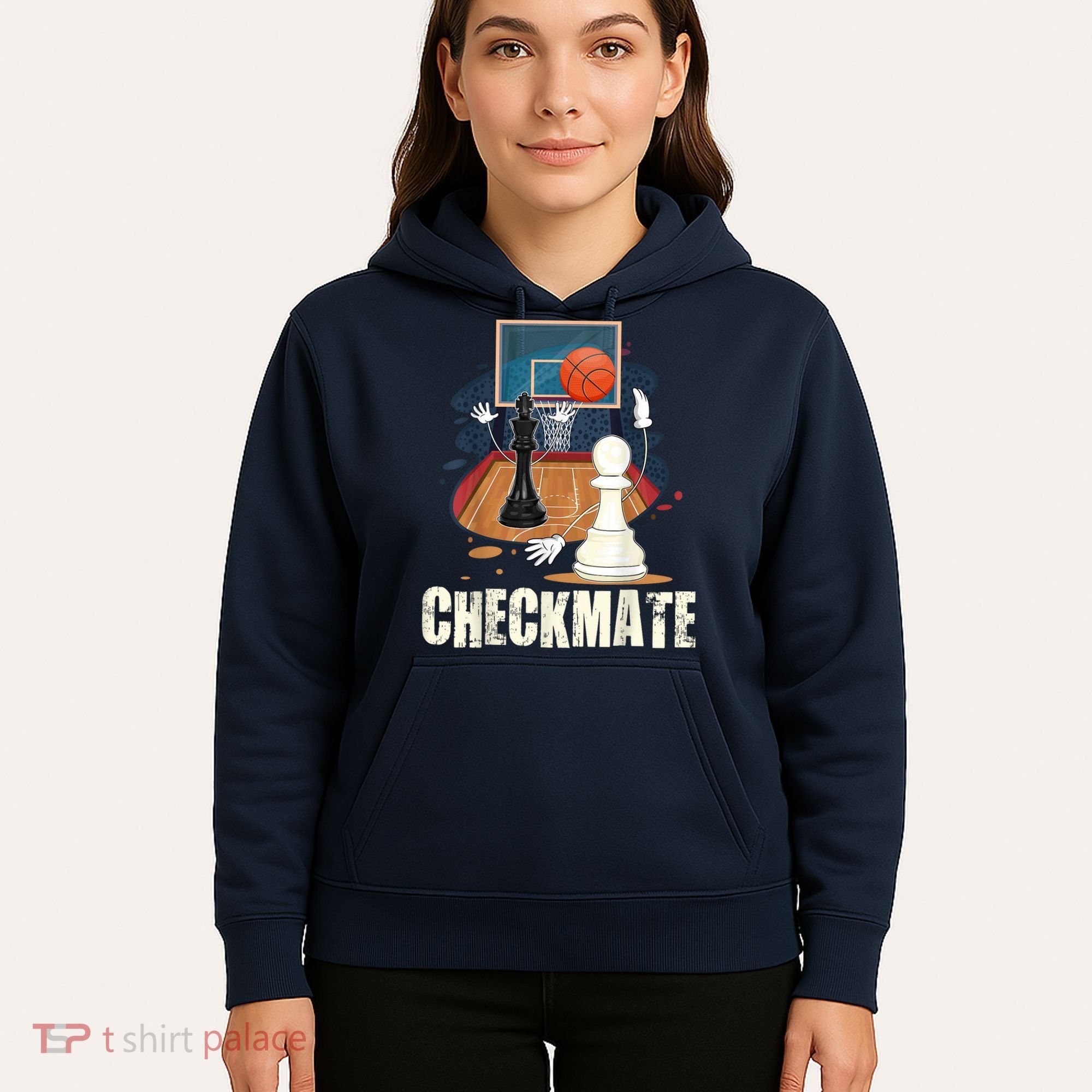Checkmate Funny Chess Lovers Novelty Gifts Boy Hoodie